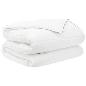 vidaXL Zomer Dekbed 240 x 220 cm Zomer 150 gsm Bamboevezel Wit