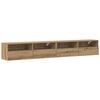 vidaXL TV Wandkast 2 pcs artisanaal eikenkleurig Bewerkt hout