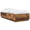 vidaXL Bedframe Oud hout 80 x 200 cm Bewerkt hout
