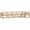 vidaXL Buiten bankenset 5 pcs Wit 327 x 168,5 x 73 cm