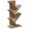 vidaXL Boomboekenplank 4-laags 30 x 18 x 60 cm Bewerkt hout