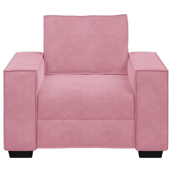 vidaXL Sofastoel Roze 100x78x84 cm Fluweel