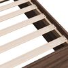 vidaXL Bedframe bewerkt hout bruin eikenkleur 100x200 cm