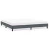 vidaXL Bedframe zonder matras 200x220 cm fluweel donkergrijs