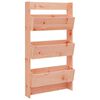 vidaXL Plantenbak wandmontage 3-laags 60x18,5x110 cm douglashout