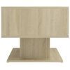 vidaXL Salontafel 103,5x50x44,5 cm bewerkt hout sonoma eikenkleurig