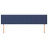 vidaXL Hoofdborden 2 st 100x5x78/88 cm stof blauw