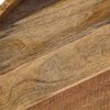 vidaXL Salontafel 50x40 cm massief mangohout en staal