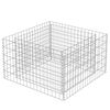 vidaXL Gabion plantenbak verhoogd 90x90x50 cm gegalvaniseerd staal