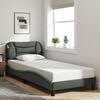 vidaXL Bedframe zonder matras "Hvar" 80x200 cm stof donkergrijs