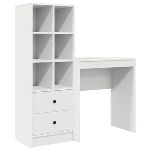 vidaXL Bureau Wit 115,5 x 40 x 127 cm 2 st