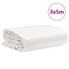 vidaXL Dekzeil 650 g/m&sup2; 3x5 m wit