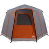 vidaXL Huisje Tent met dak Grijs en Oranje 320 x 320 x 203 cm