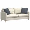 vidaXL Sofa Kussens 2 stuks Donkergrijs 50 x 50 cm Cordstof