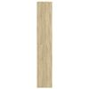 vidaXL Kamerscherm 100x33x187,5 cm bewerkt hout sonoma eikenkleurig