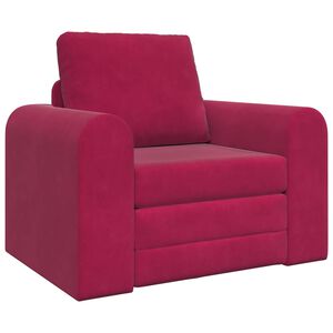 vidaXL Slaapbank Wijnrood 98 x 71 x 83 cm Fluweel