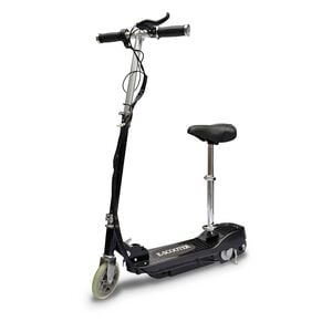 vidaXL Step elektrisch met zitje 120 W zwart