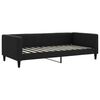 vidaXL Slaapbank 100x200 cm stof zwart