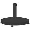 vidaXL Parasolvoet Zwart 48 x 48 x 32 cm