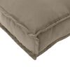 vidaXL Kussen Taupe 150 x 40 x 8 cm Oxford Stof