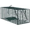 vidaXL Dierenvallen Groen 31 x 13 x 12cm Staal
