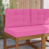 vidaXL Buiten bankkussen 2 pcs Roze Polyester