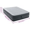 Intex Luchtbed Dura-Beam Deluxe Comfort Plush Queensize 152x203x46 cm