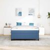 vidaXL Bedframe Blauw 140 x 200 cm Katoenen stof