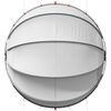 vidaXL Pooldome Grijs en Oranje 405 x 405 x 192 cm