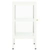 vidaXL Dressoir 38x35x70 cm metaal en glas