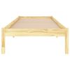 vidaXL Bedframe massief hout 75x190 cm