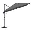 vidaXL Parasol Antraciet 351 x 250 x 260 cm Polyester en Aluminium