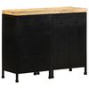 vidaXL Dressoir met 3 lades en 2 deuren ruw mangohout