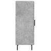 vidaXL Dressoir 34,5x34x90 cm bewerkt hout betongrijs