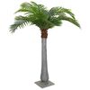 vidaXL Kunstpalmboom 15 blaadjes 200 cm groen