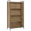 vidaXL Boekenkast 55,5 x 33 x 174 cm Bewerkt hout Artisanaal eiken