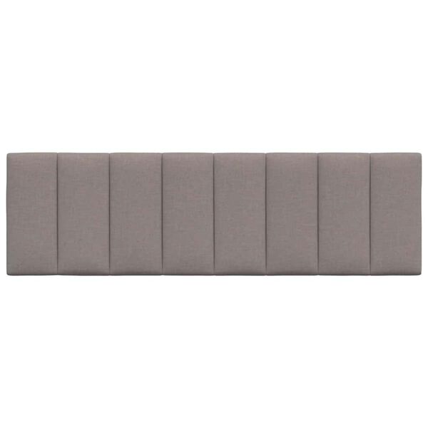 vidaXL Hoofdbordkussen "Hanko" 160 cm stof taupe