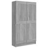 vidaXL Boekenkast 82,5x30,5x150 cm bewerkt hout grijs sonoma eiken