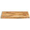 vidaXL Tafelblad met natuurlijke rand 60x60x3,8 cm massief mangohout