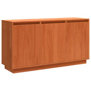 vidaXL Dressoir Bruin Eiken 111 x 34 x 60 cm Massief grenenhout