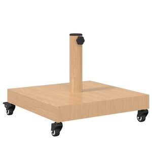 vidaXL Parasolvoet Licht Hout 45 x 45 x 31,5 cm