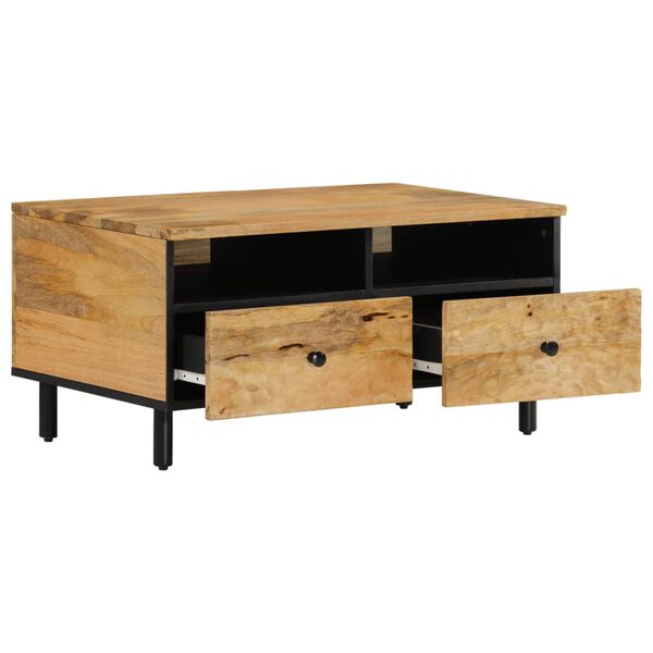 vidaXL Salontafel 80x54x40 cm massief mangohout