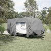 vidaXL Caravanhoes 732x250x220 cm vliesvlies grijs