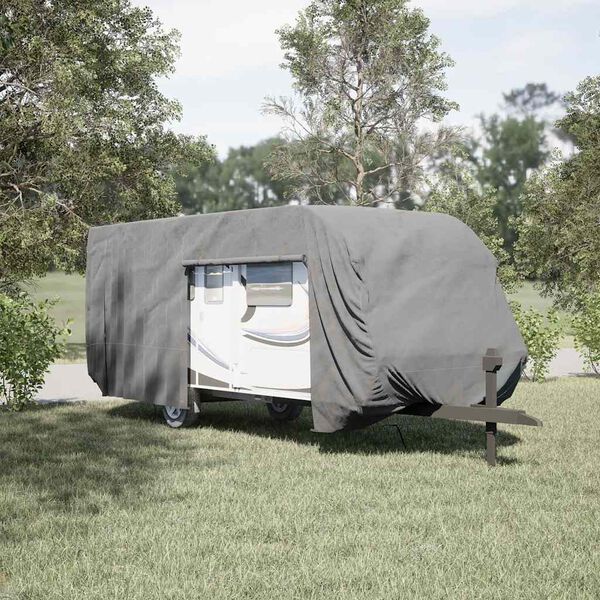vidaXL Caravanhoes 732x250x220 cm vliesvlies grijs