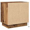 vidaXL Nachtkastje 2 pcs Oudhout 50 x 34,5 x 50 cm. Bewerkt hout