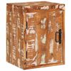 vidaXL Nachtkastje Bruin 35 x 33 x 48 cm Massief gerecycled hout