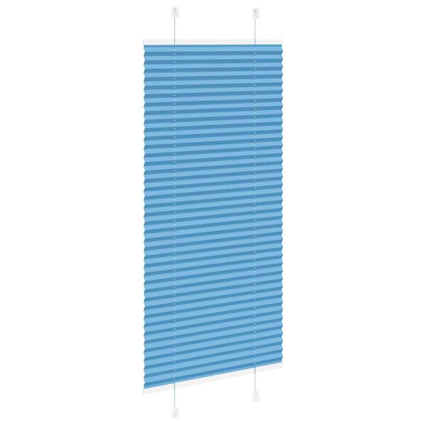 vidaXL Pliss&eacute; rolgordijn 60x100 cm stofbreedte 59,4 cm polyester blauw