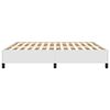 vidaXL Bedframe kunstleer wit 180x200 cm