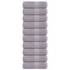 vidaXL Washandjes FROGN 10 st 30x30 cm 360 g/m&sup2; grijs
