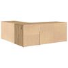 vidaXL Hoekkast 200x40x45 cm bewerkt hout artisanaal eikenkleurig